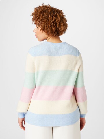 ONLY Carmakoma Sweater 'DARIA' in Blue