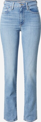 LEVI'S ® Regular Jeans '724™ High Rise Straight' in Blauw: voorkant