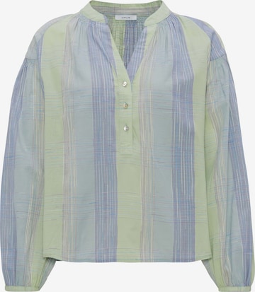 Camicia da donna 'Felenya' di OPUS in verde: frontale