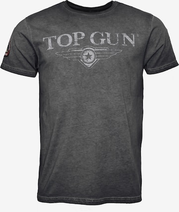 TOP GUN Shirt  ' 20213001 ' ' in Grau: predná strana