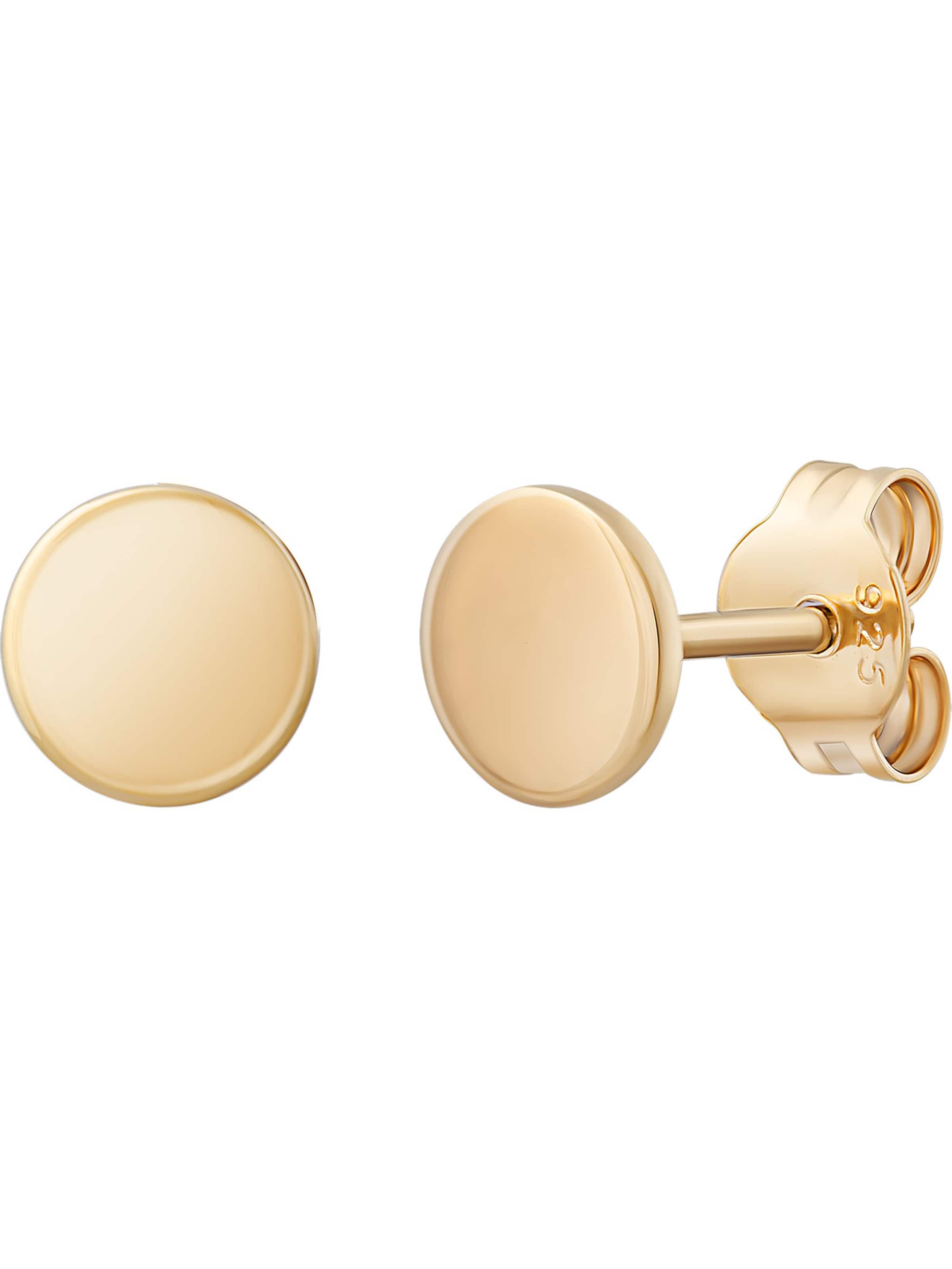 caï Earrings in Gold: front