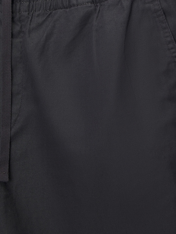 Pull&Bear Широка кройка Панталон в черно