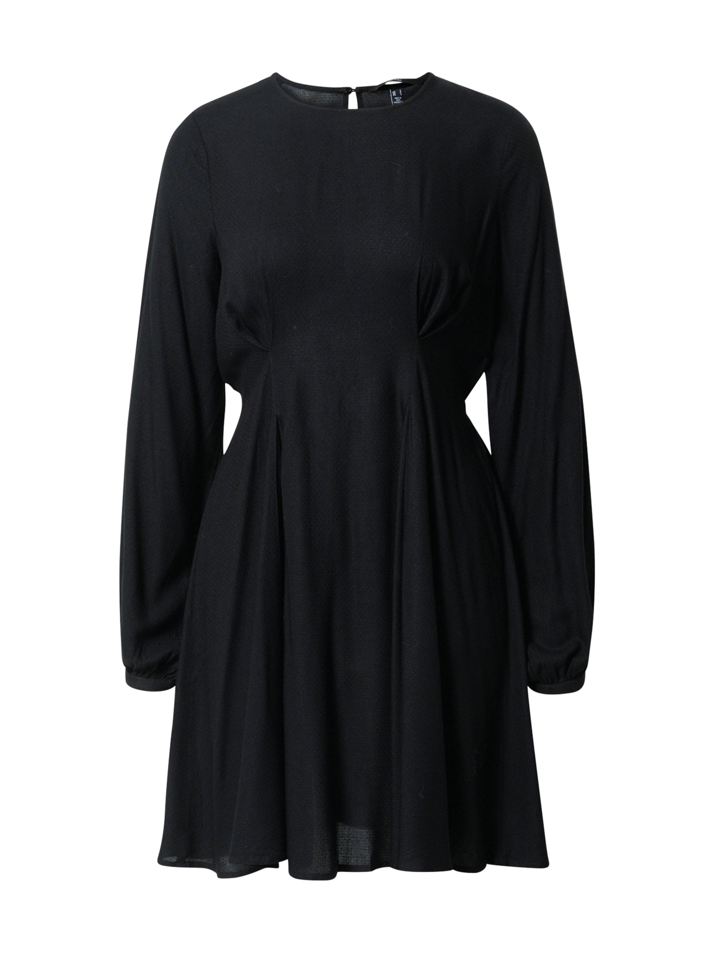 VERO MODA Рокля 'KITTIE' в черно: отпред