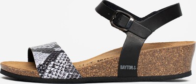 Bayton Sandália 'Wodonga' em preto / branco, Vista do produto