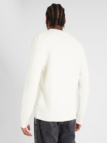 HUGO Sweter 'Stubon' w kolorze biały