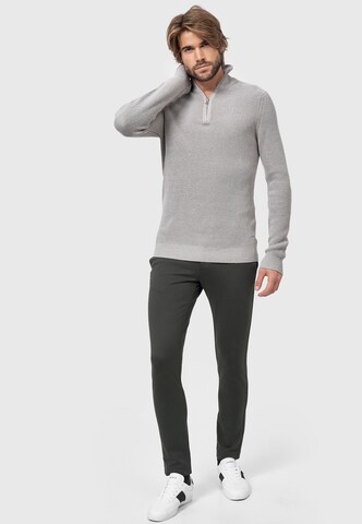INDICODE JEANS Pullover 'Mayer' in Grau