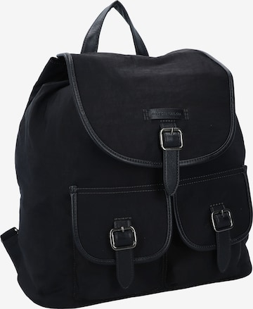 TOM TAILOR Backpack 'Tom' in Black