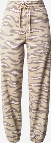 ADIDAS BY STELLA MCCARTNEY Tapered Sportbroek 'Printed' in Groen: voorkant