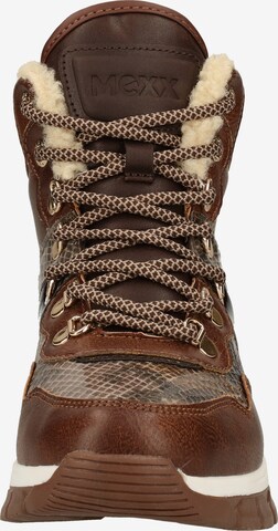 MEXX Lace-Up Ankle Boots in Brown