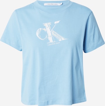 Calvin Klein Jeans - Camiseta en azul: frente