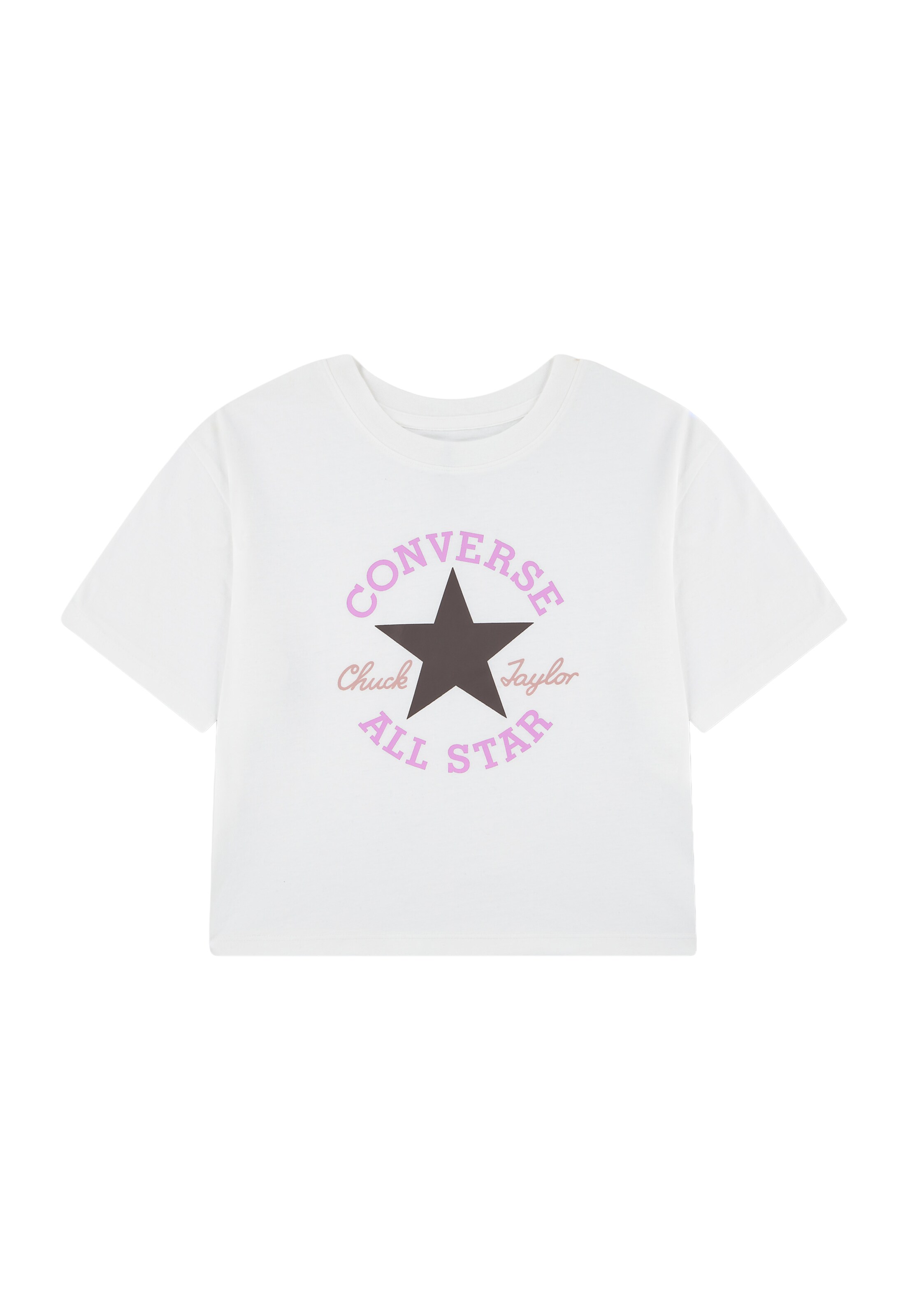 CONVERSE T-shirt i vit: framsida