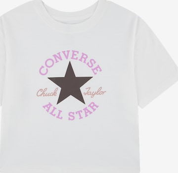 CONVERSE T-shirt i vit: framsida