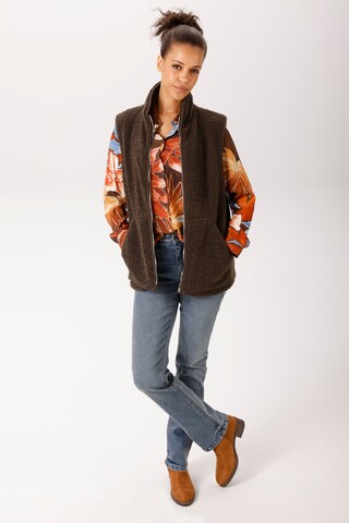 Aniston CASUAL Weste in Braun