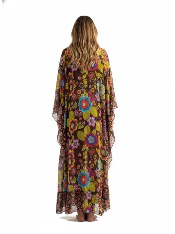 Miss June - Vestido 'Caftan Long Delilah' en marrón