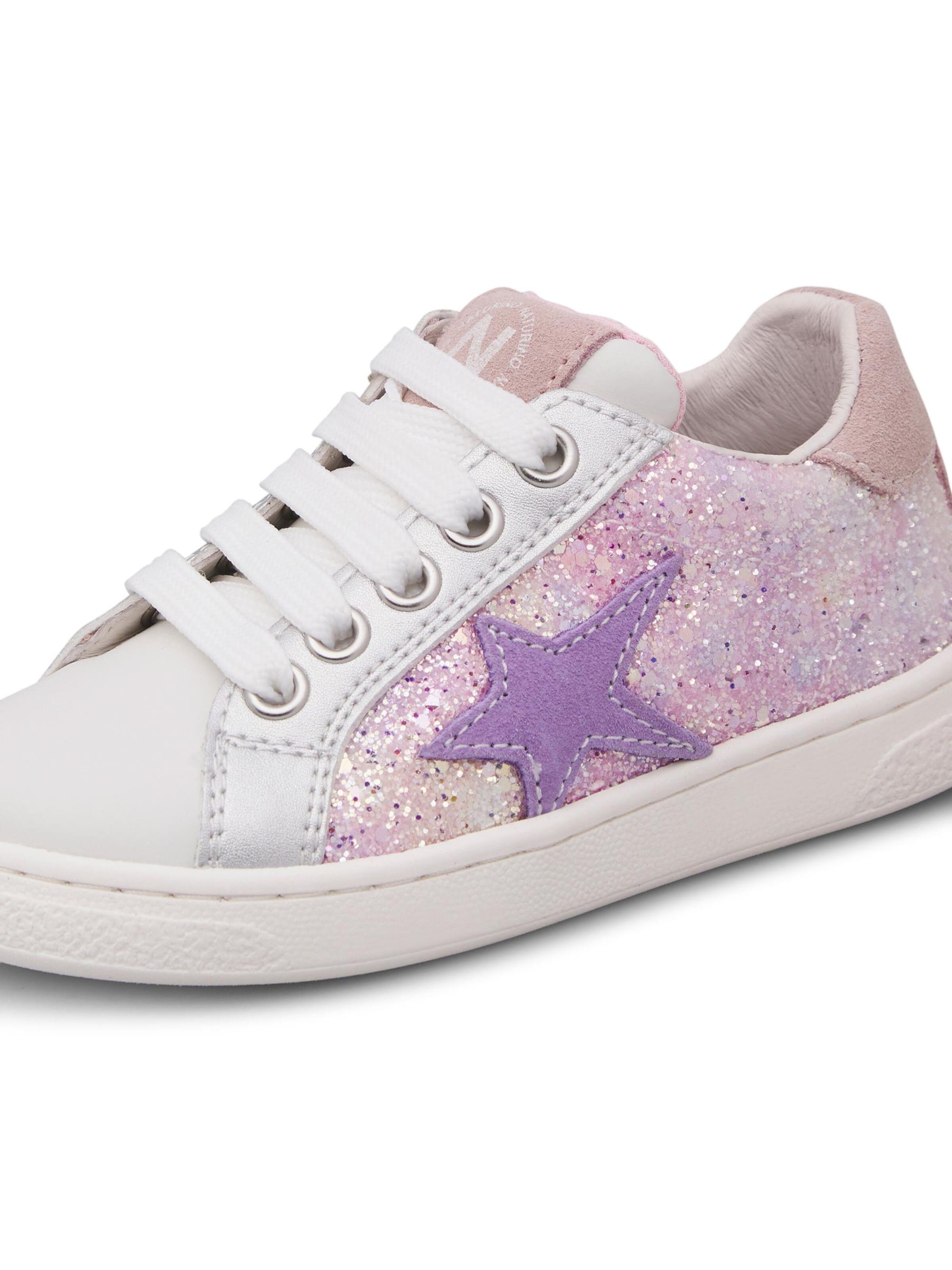 NATURINO Sneakers 'PINN ZIP.' in Zilver