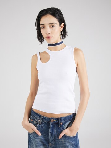 PIECES - Top 'Donsa' en blanco: frente