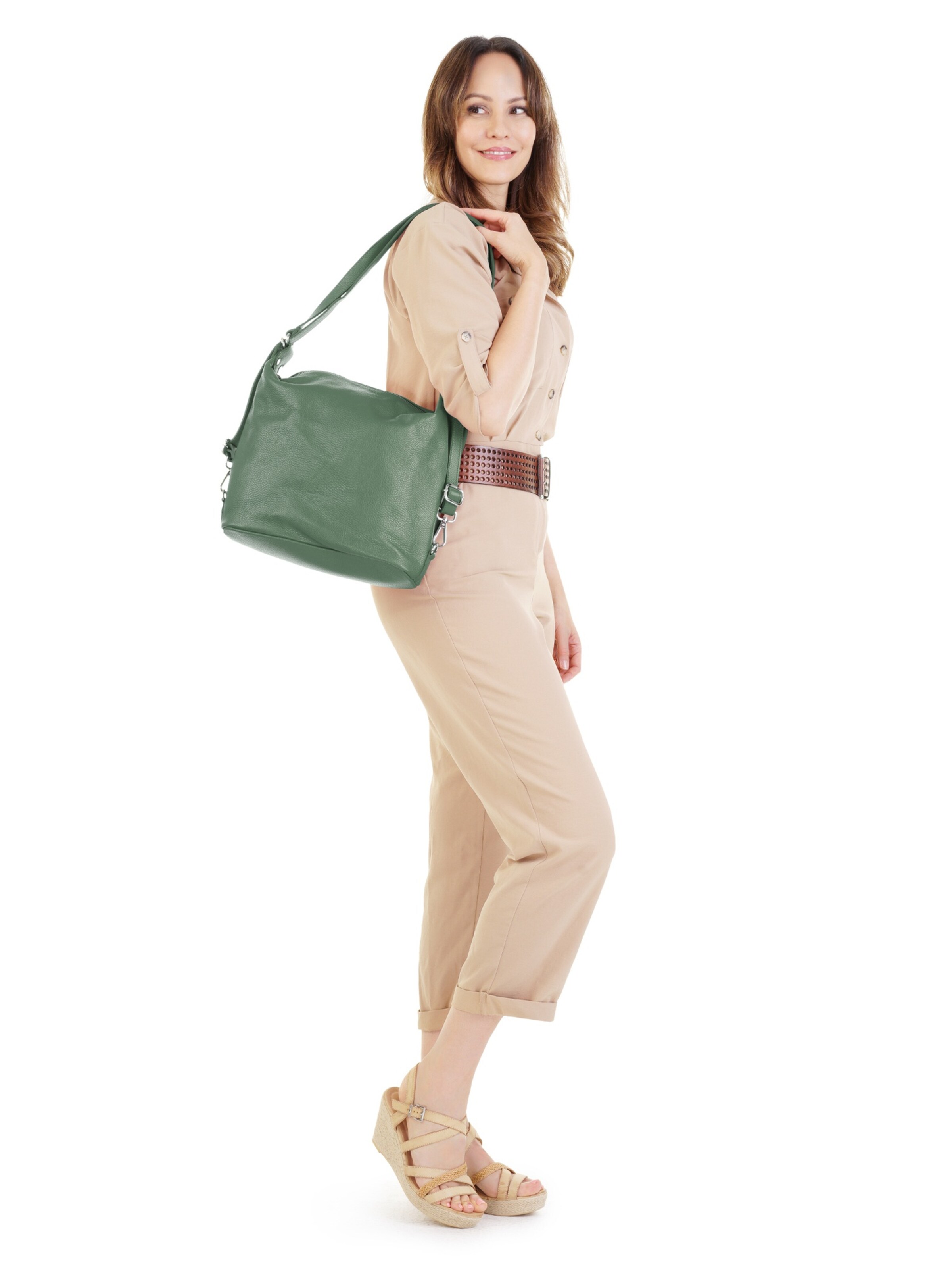Cabas Samantha Look en vert
