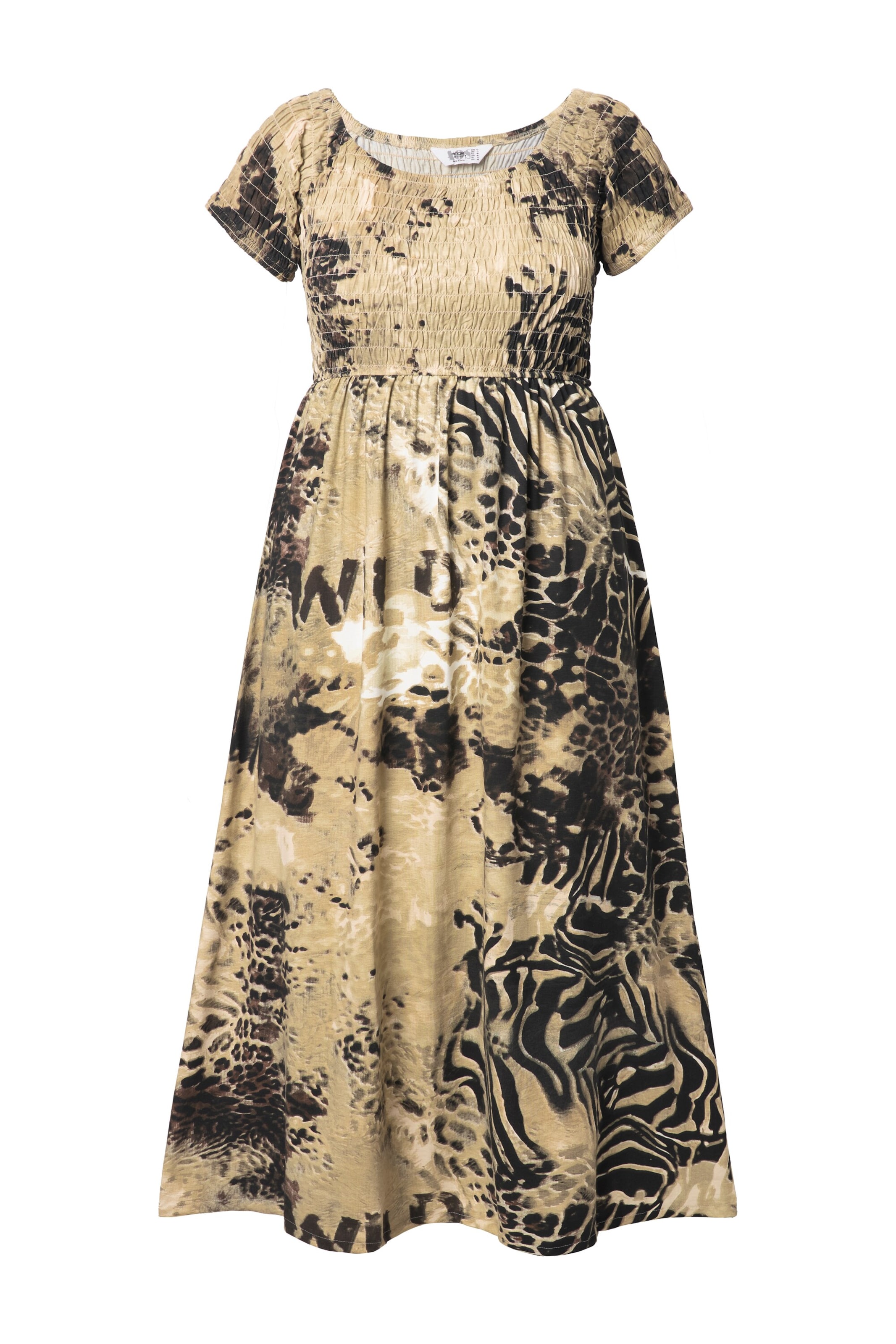 Angel of Style Jurk in Beige: voorkant