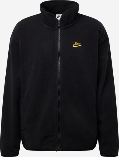 Nike Sportswear Veste en polaire 'CLUB' en jaune / noir, Vue avec produit