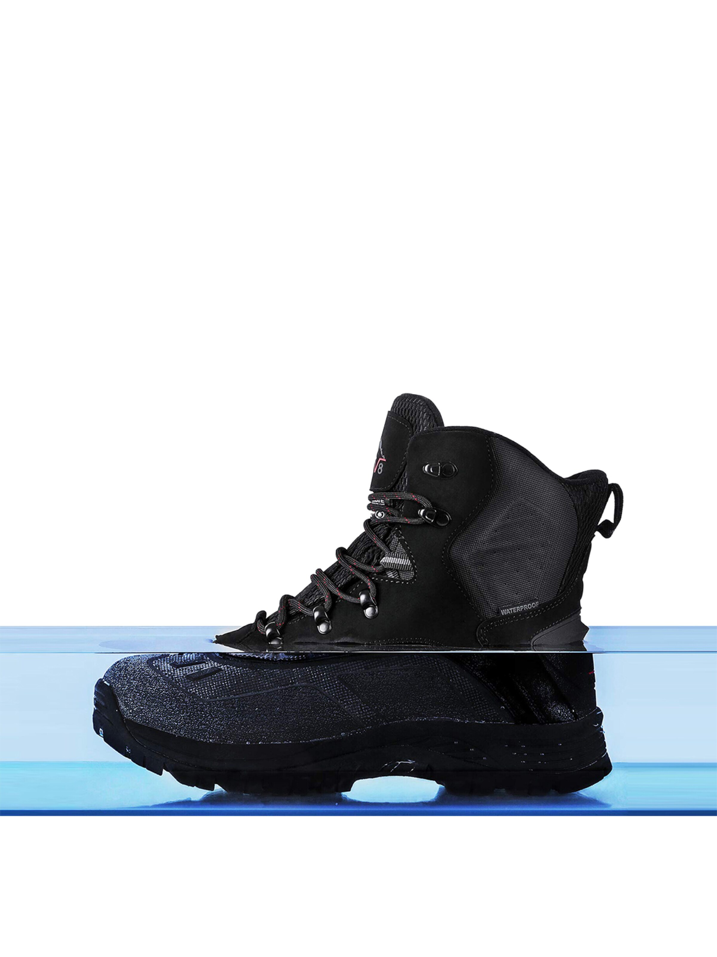 NORTIV 8 Snow Boots in Black