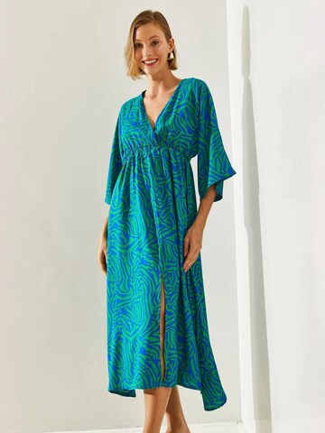 Bianco Lucci Jurk in Blauw