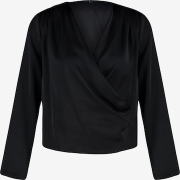 TrendyolBluza - crna boja: prednji dio