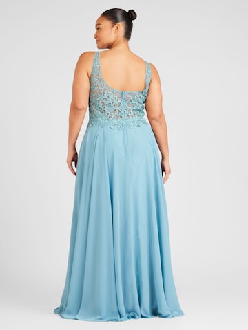 My Mascara Curves Evening Dress in Blue