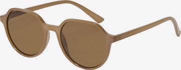 Pilgrim Sunglasses 'TRIANA' in Brown: front