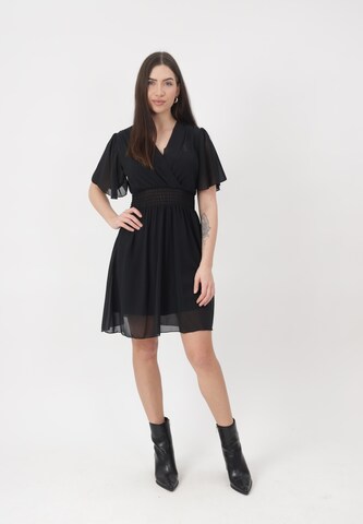 Elara Cocktailjurk in Zwart: voorkant
