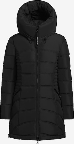 Cappotto invernale 'Freya' di khujo in nero: frontale