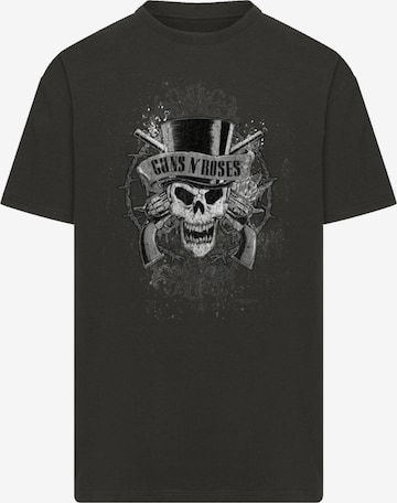 F4NT4STIC T-Shirt 'Guns 'N' Roses Skull And Pistols' in Schwarz: Vorderseite