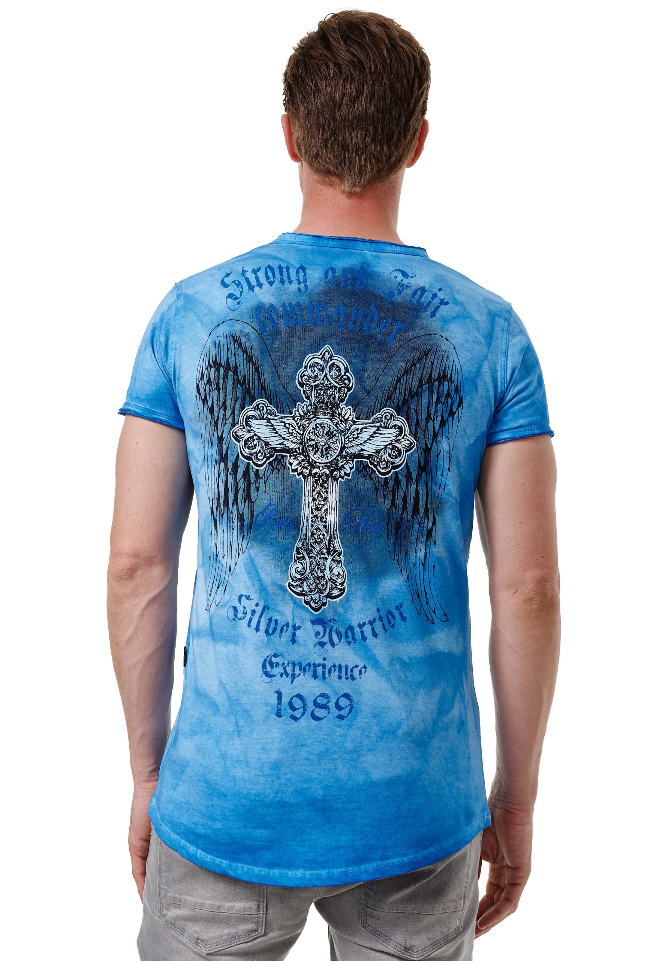Rusty Neal T-Shirt in Blau