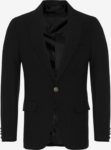 Coupe slim Veste de costume Antioch en noir : devant