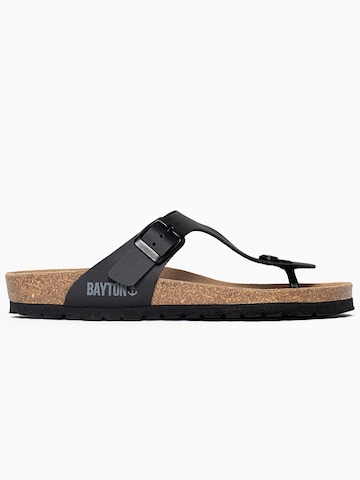 Bayton T-Bar Sandals 'Mercure' in Black