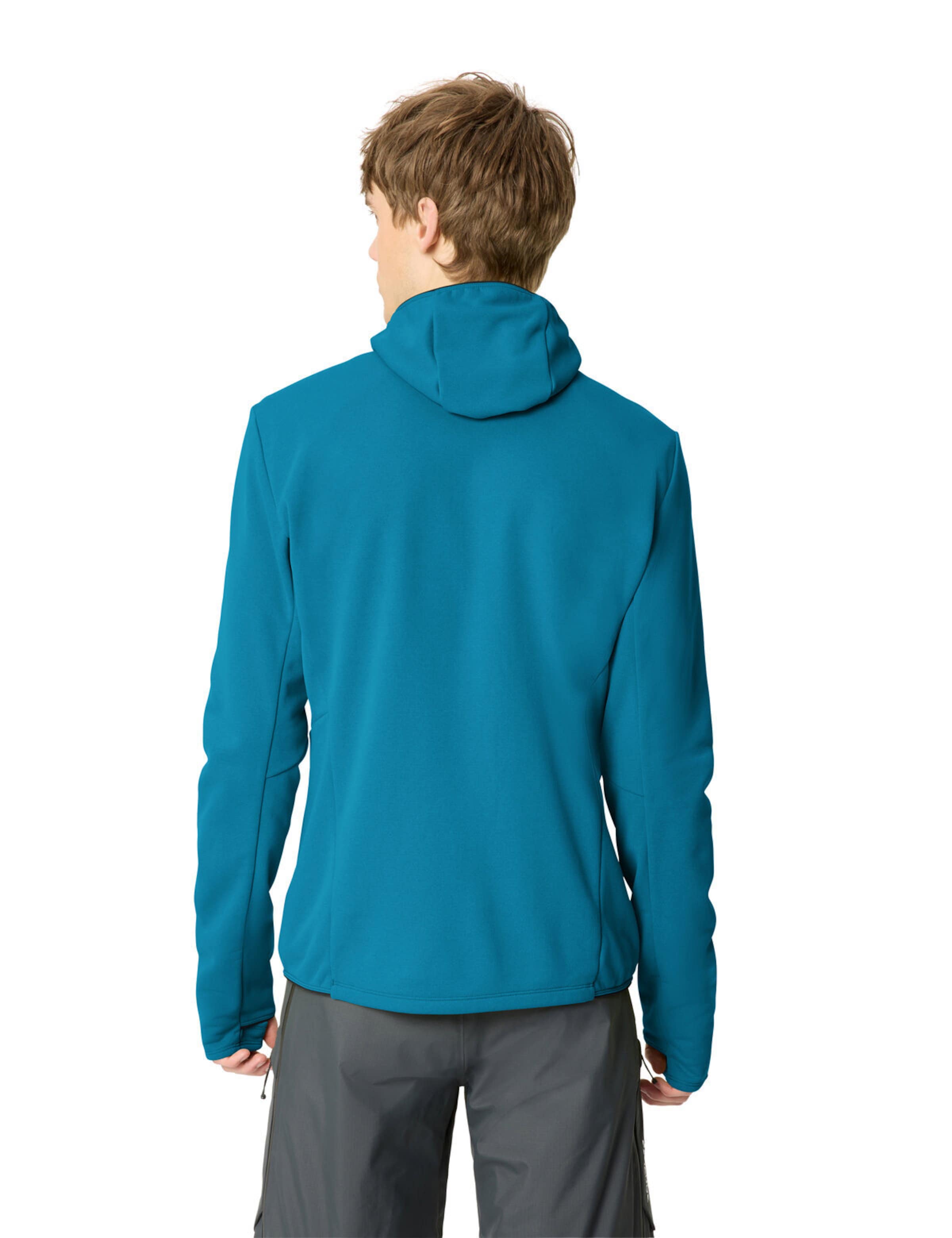 VAUDE Athletic fleece jacket 'Monviso III' in Blue