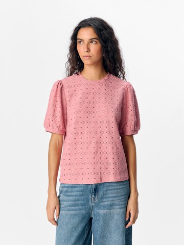 OBJECT Blouse 'OBJLAILA' in Pink: front