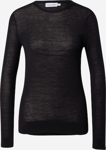 Calvin Klein Neulepaita värissä musta: edessä
