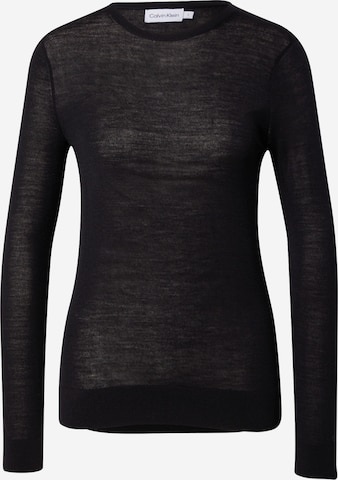 Calvin Klein Sweater in Black: front