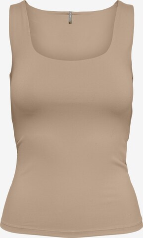 Top di ONLY in beige: frontale