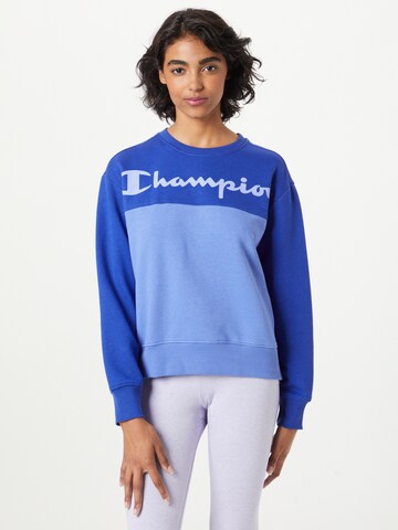 Champion Authentic Athletic Apparel Sweatshirt in Blau: predná strana