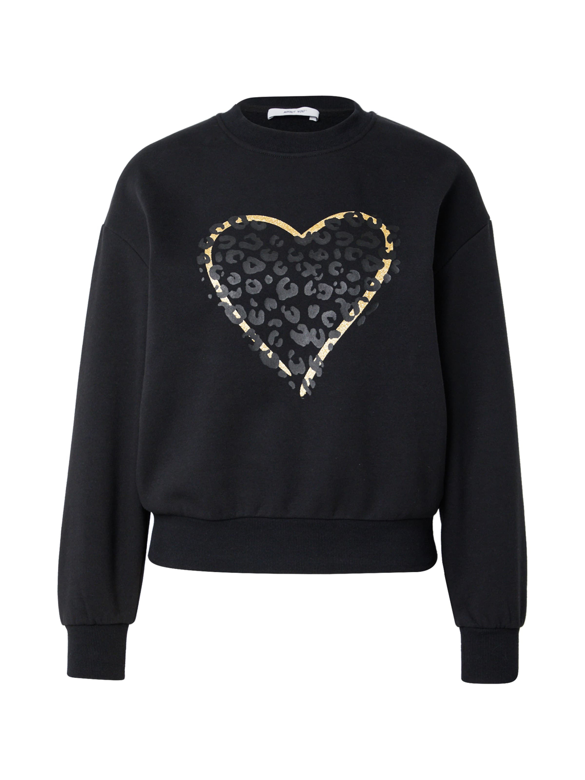Felpa 'Fee' di ABOUT YOU in nero: frontale