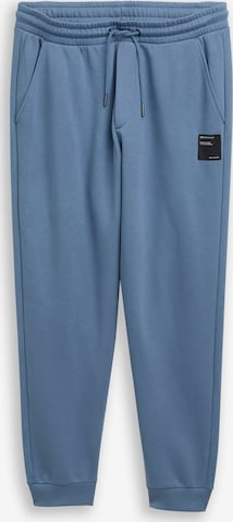 Pantalon TOM TAILOR DENIM en bleu : devant