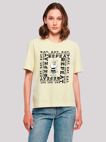 T-shirt 'Die Biene Maja' F4NT4STIC en jaune : devant