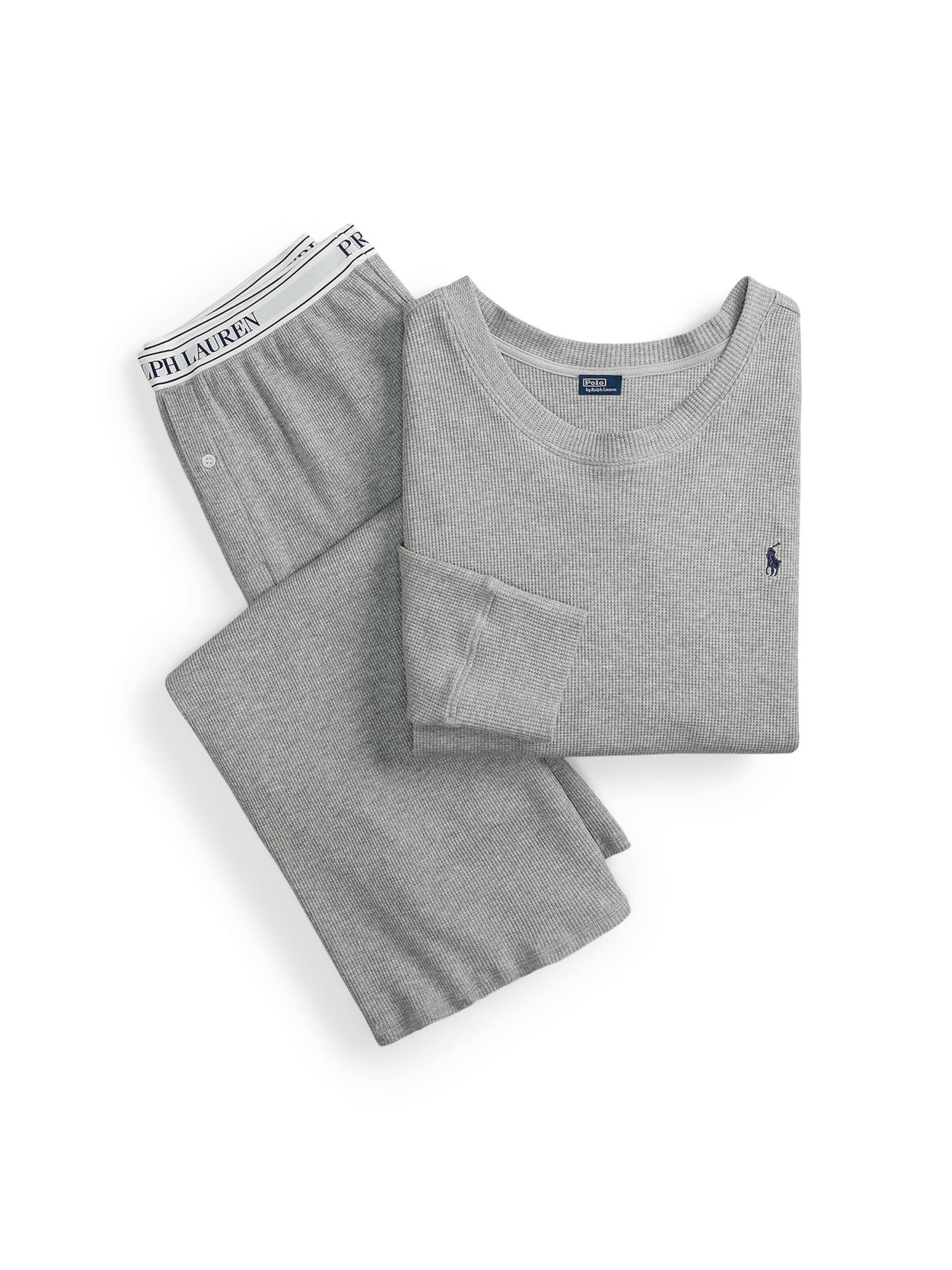 Pyjama ' Club Waffle ' Polo Ralph Lauren en gris