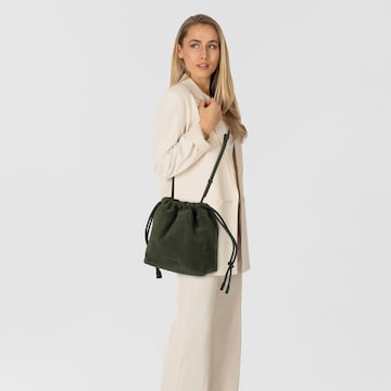 Borsa a sacco di Liebeskind Berlin in verde: frontale