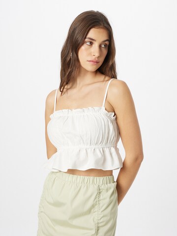 Nasty Gal Overdel 'Cami' i hvid: forside