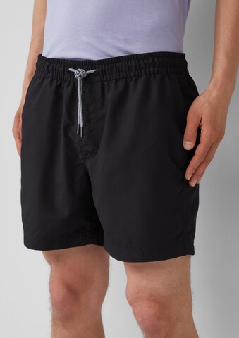 QS Board Shorts in Black: front