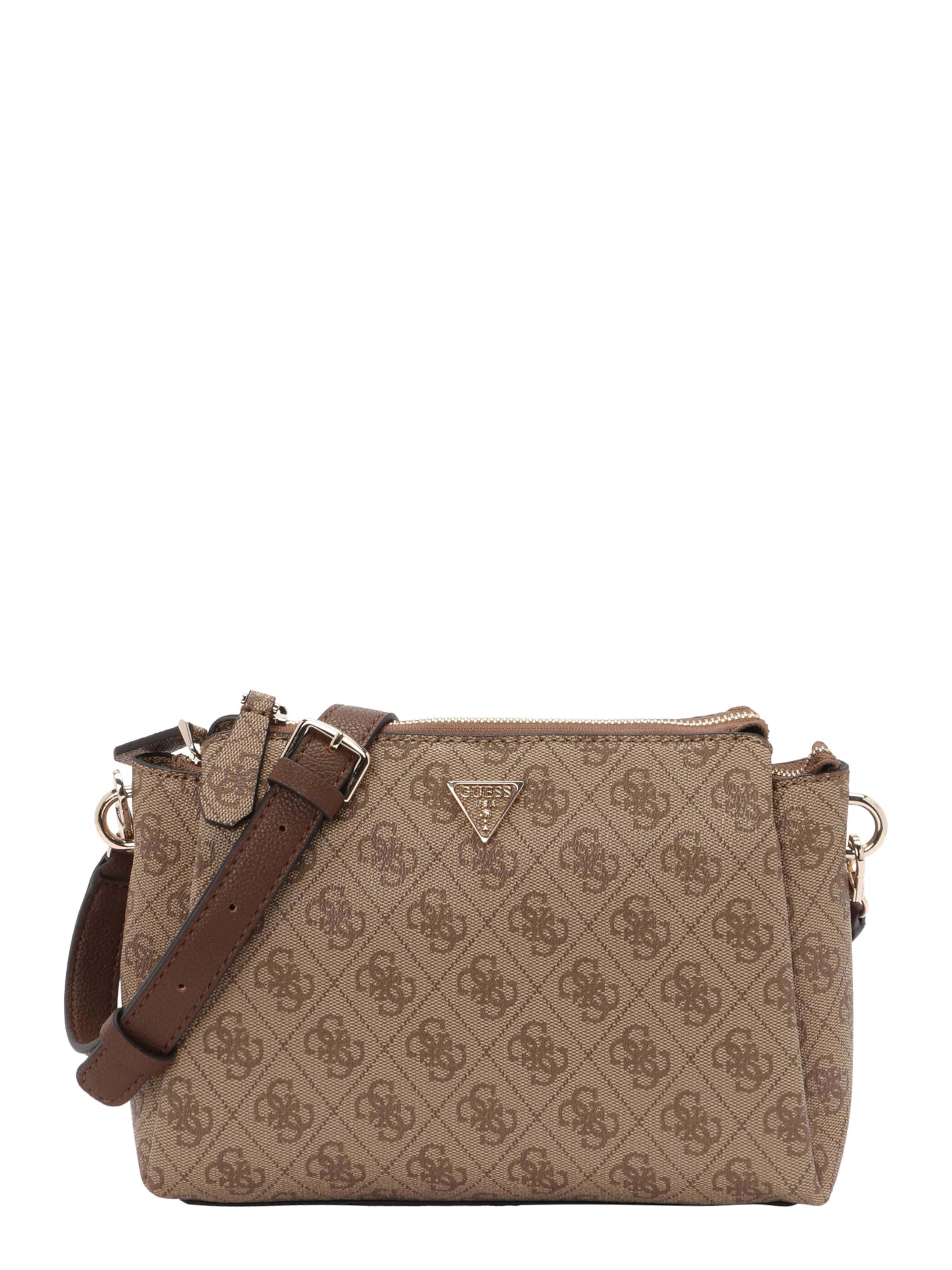 GUESS Crossbody Bag 'NOELLE II TRI COMP CROSSBODY' in Brown: front