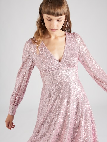 SWING Koktejlové šaty – pink