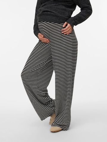 Regular Pantalon MAMALICIOUS en noir : devant